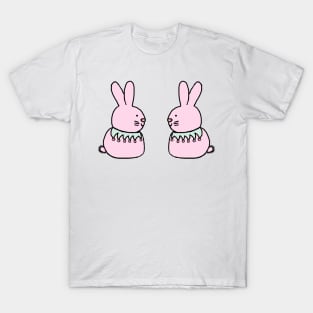 Pink Bunny Rabbit Duo T-Shirt